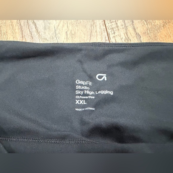 GapFit Studio Sky High Full-Length High Rise Legging, Size XXL, Black, NEW - Picture 4 of 8